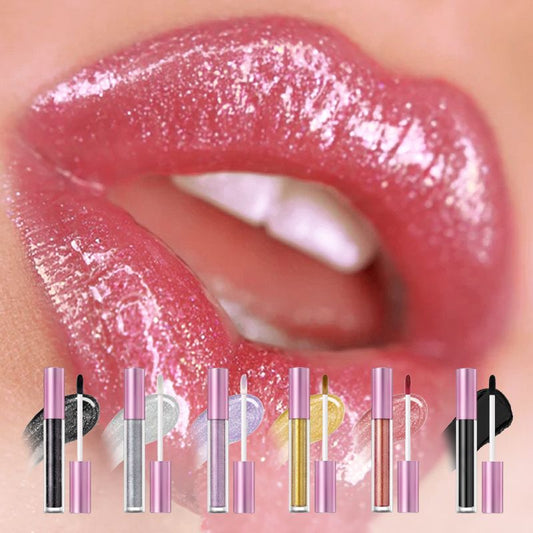 🔥Dernière vente chaude🔥Brillant à lèvres scintillant haute brillance