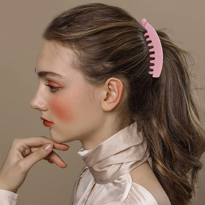 Grandes pinces à cheveux en forme de banane antidérapantes pour les femmes et les filles