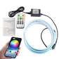 🎉🚗50% de réduction ! Bandes LED d’ambiance pour voiture – Plug & Play, télécommande, 4 modes & installation en 1 min
