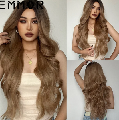 Beautiful Fluffy Long Curly Hair Wig