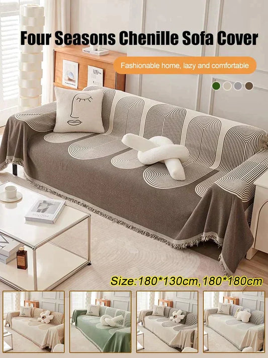 ✨Doppelseitiger Chenille-Sofabezug