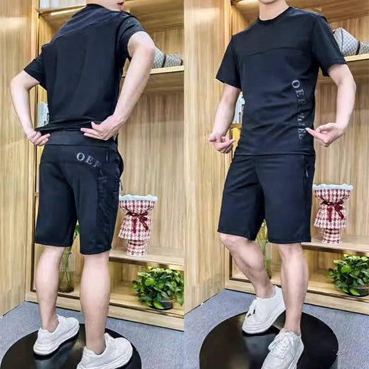🔥LAST DAY SALE - 50% OFF🔥Men's Short Sleeve Top & Shorts 2-Piece Set