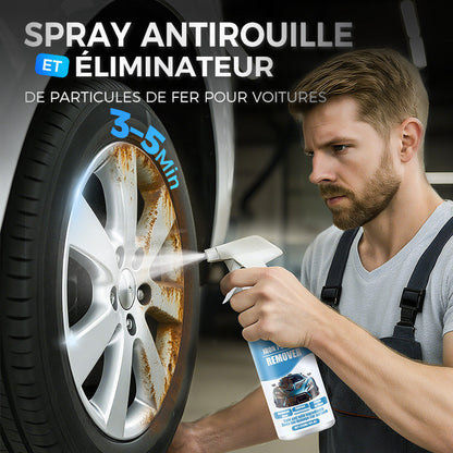 🎁🚗Spray d'élimination de particules de rouille et de fer de voiture✨🔥Achetez 3 obtenez 5 gratuit