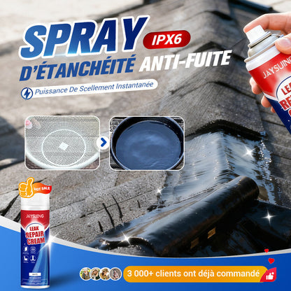 📢📢5 achetés  5 offert⏰ Spray réparateur de fuites instantané - Colmate les fissures et les interstices en 5 minutes, imperméable et flexible pour tuyaux et toitures
