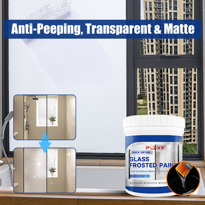 🎁49% DE RÉDUCTION ! 🔥 Peinture pour Verre Dépoli 2026 – Séchage Rapide, Résistante à l’Eau & Effet Givré Élégant 🌫️✨