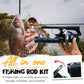 📢 Offre à durée limitée ✨🎣 Ensemble de cannes à pêche télescopiques universelles