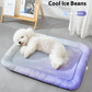 🐾Coussin rafraîchissant 3D pour chiens et chats – Nid doux en perles de gel, matelas à air pour été, tissu respirant, fraîcheur naturelle sans excès💤❄️