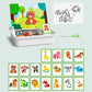 ⏳ 50% DE RÉDUCTION ! 🔥 Boîte à puzzle magnétique pour enfants avec jeu et planche à dessi