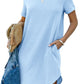 💝Robe t-shirt décontractée à manches courtes pour femme