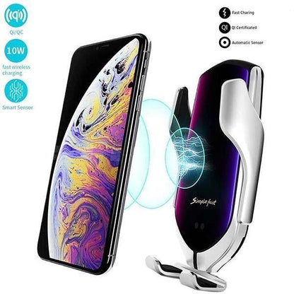 🔥HOT SALE🔥Car Logo Customized Mobile Phone Holder For Wireless Charging In The Car (Support de téléphone portable personnalisé pour chargement sans fil dans la voiture)