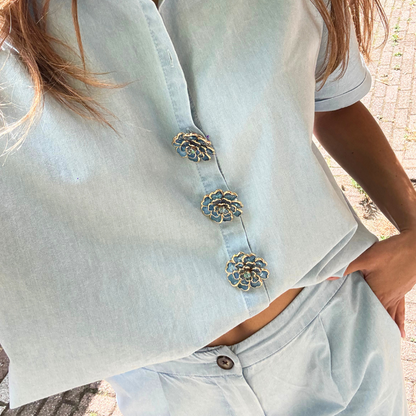 🔥 49 %  DE RÉDUCTION !! ✨🌸 Bisous Flower 1 Set – Delicate Floral Accent, Elevate Daily Life & Small Gatherings!