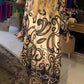 Robe imprimée lâche et élégante