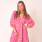👗✨Robe Imprimée à Col en V pour Femme
