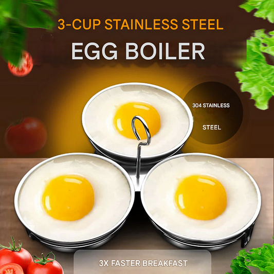 🥳 Promotion 2026 🥳💞 Plus de 10 000 exemplaires vendus ! 🥚🎁 50 % de réduction ! Cuiseur à œufs en acier inoxydable — en acier inoxydable 304 de qualité alimentaire — économique et abordable ! 🏠✅