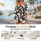 👗☀️ NOUVEAUTÉ -50% ! Combinaison Courte à Épaules Dénudées pour Femme – Imprimé Feuilles, Cordon de Serrage (Noir/Noir-Beige/Blanc, S-2XL)