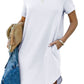 💝Robe t-shirt décontractée à manches courtes pour femme