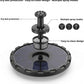 🌊Fontaine Solaire, Jeu d'Eau Solaire avec Illumination Nocturne et Lumières LED Colorées