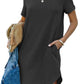 💝Robe t-shirt décontractée à manches courtes pour femme