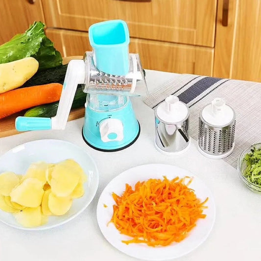 🧑‍🍳Offre à moitié prix🥳Râpe à Fromage Rotative 3 en 1 Coupe-légumes