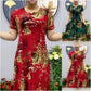 Robe longue amincissante en mousseline de soie pour l'été
