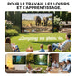 🔥 49% DE RÉDUCTION ! ✨ Écran Projection Portable Extérieur - Pliable et Réglable, Qualité 4K, Soirée Cinéma en Plein Air 🎬🌌