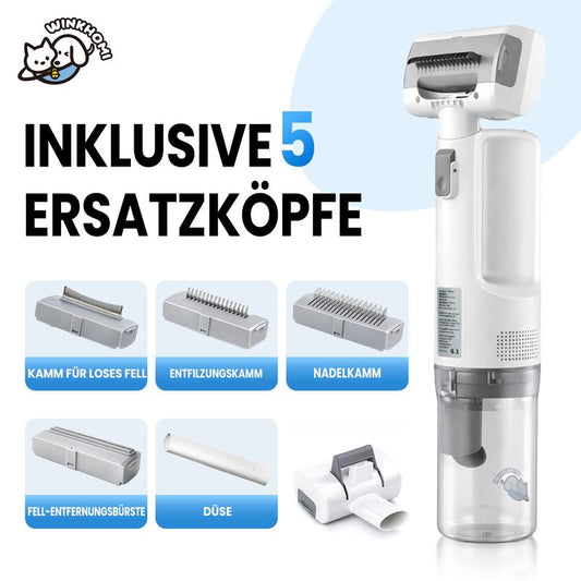 📢 SOLDES DE MI-SAISON – 50% ! ⏰ 🐾 Kit Toilettage Multifonction pour Animaux – PVC – Aspirateur & Démêleur & Tondeuse & Silencieux (<60 dB) for Chats & Chiens