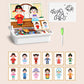 ⏳ 50% DE RÉDUCTION ! 🔥 Boîte à puzzle magnétique pour enfants avec jeu et planche à dessi