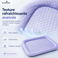 🐾Coussin rafraîchissant 3D pour chiens et chats – Nid doux en perles de gel, matelas à air pour été, tissu respirant, fraîcheur naturelle sans excès💤❄️