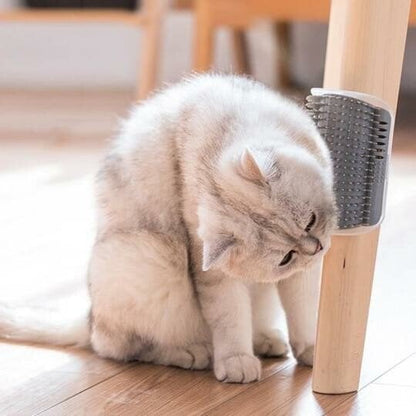 🧹 ACHETEZ 2, OBTENEZ 2 GRATUITS! 🐱 Brosse Murale Auto-Toilettage pour Chat – Collecte Les Poils, Réduit Le Nettoyage & Facile À Installer 🧹