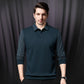 📢📢49% DE RÉDUCTION !! ⏰Chemise à Col Rayé Faux 2 Pièces – Coton Respirant, Confort Automne/Hiver & Style Élégant 🍂👔