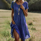💕Promotion exceptionnelle : 50 % de réduction👗Robe sans manches imprimée