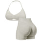 🥳SOLDES 2026🥳Ensemble pour femme : haut dos nu et short taille haute