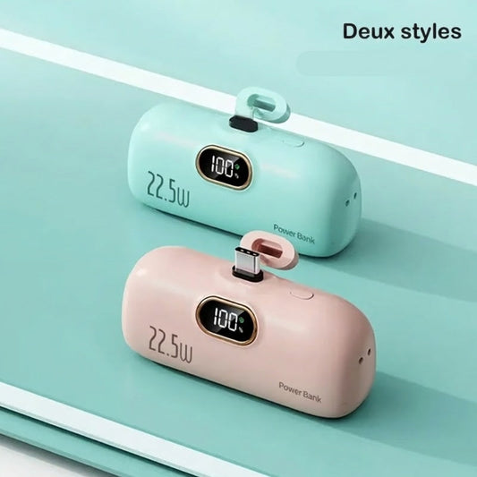 💐50% DE RÉDUCTION ! Batterie Externe Ultra-Mince – Glissez-la dans votre poche 👜✨【Offre Limitée】