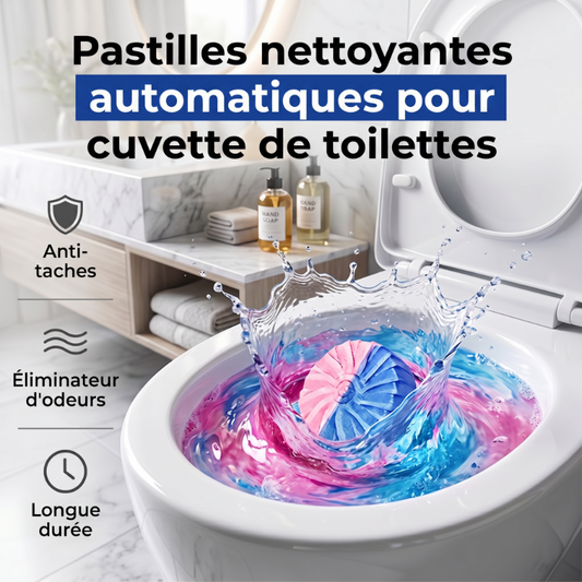 ✨Pastilles nettoyantes automatiques pour WC contre les taches et les mauvaises odeurs