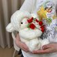 💕Rosie l'agneau – Bouquet cadeau Sweetheart💕