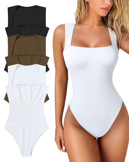 ✨ 50% de réduction🔥🎁Body débardeur sans manches à effet ventre plat