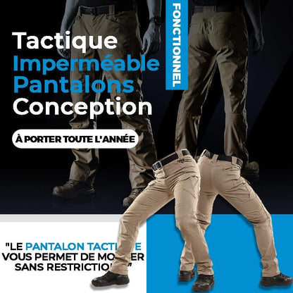 👖 49% DE RÉDUCTION! ✨ Pantalon Imperméable Plein Air - Coupe-Vent avec Taille Élastique pour Randonnée et Voyages 🌧️🏔️