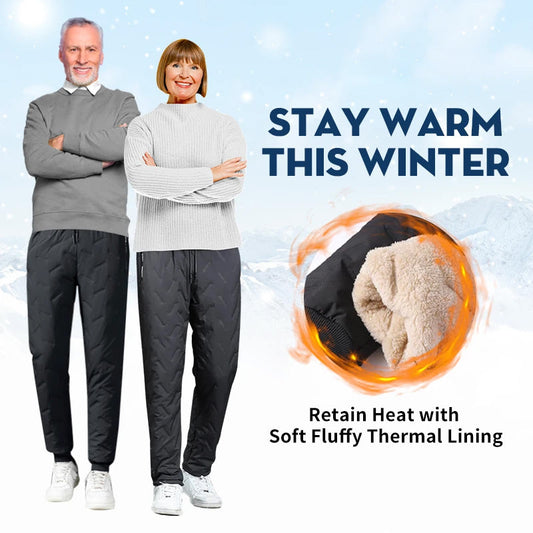 👖 49% DE RÉDUCTION ! ❄️ Pantalon de Jogging Thermique Unisexe - Isolation Chaude et Confortable pour Sport ou Quotidien en Hiver 🏃‍♂️📦