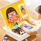 ⏳ 50% DE RÉDUCTION ! 🔥 Boîte à puzzle magnétique pour enfants avec jeu et planche à dessi