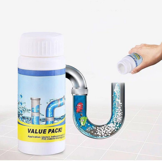 💯【Vente directe d'usine】Nettoyant puissant pour évier et canalisations 🍃Sans danger pour tous les drains