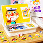 ⏳ 50% DE RÉDUCTION ! 🔥 Boîte à puzzle magnétique pour enfants avec jeu et planche à dessi