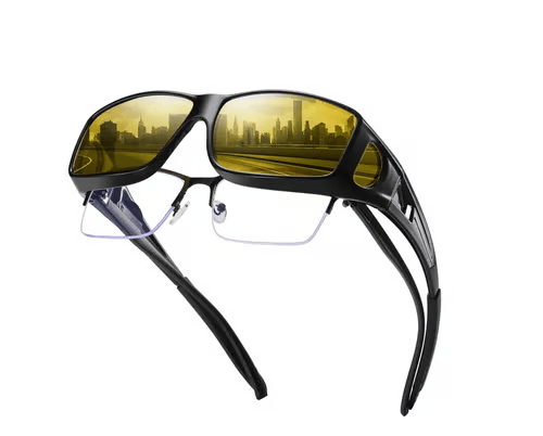 🕶️49% DE RÉDUCTION MAINTENANT🎅Lunettes de Conduite Nuit - Verres Polarisés & Anti-Reflets, Vision Claire et Sécurisée pour la Nuit ✨