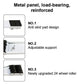 🛒 50% DE RÉDUCTION! 🔧 Support à Roulettes Facile à Déplacer – Mobilité Sans Effort, Protection Des Sols & Charge 300 kg (Acier Inox, Longueur Réglable 45-70 cm) ✨