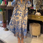 Robe imprimée lâche et élégante