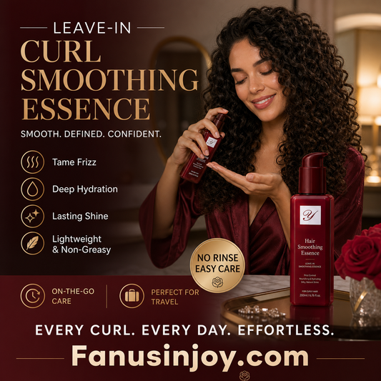 📢📢50 % DE RÉDUCTION !! ⏰ Essence lissante nourrissante sans rinçage – Soyeuse, légère, parfumée ✨