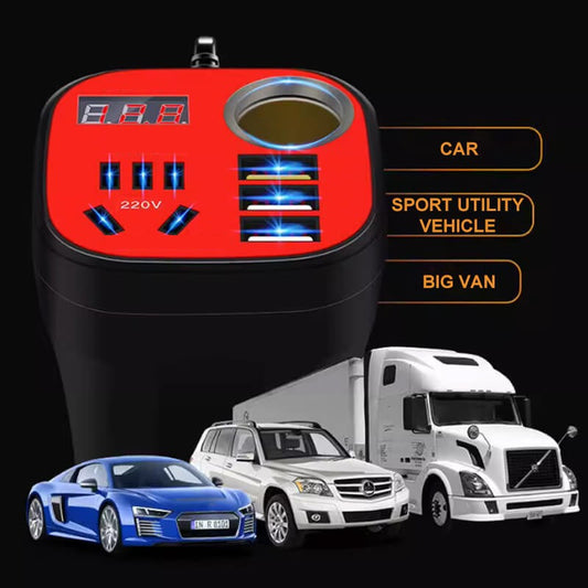 🔥50 % de réduction⚡ Adaptateur pour porte-gobelet de voiture et chargeur QC -- ⏳ Jusqu'à épuisement des stocks