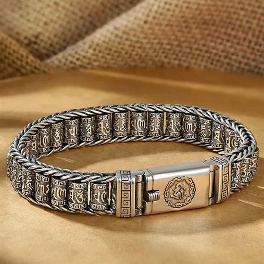 🔥Remise Saint Valentin 49%🔥Bracelet avec roue de prière porte-bonheur