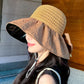 Chapeau de Soleil avec Nœud Papillon