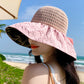 Chapeau de Soleil avec Nœud Papillon