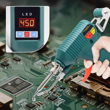 Fer à souder avec affichage numérique - Alimentation automatique de fil d'étain